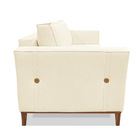 Sofá 3 Lugares Base De Madeira Grace 230 Cm Linho S04 - D'ros