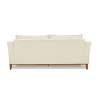 Sofá 3 Lugares Base De Madeira Grace 230 Cm Linho S04 - D'ros