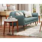 Sofá 3 Lugares Beatle Linho Azul Jeans