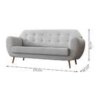 Sofá 3 Lugares Beegees Branco