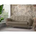 Sofá 3 Lugares Beegees Linho Bege