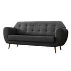Sofá 3 Lugares Beegees Linho Grafite