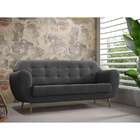 Sofá 3 Lugares Beegees Velosuede Grafite