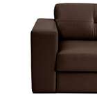 Sofá 3 Lugares Belver Couro La Paz Pinhão 242 Cm