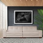 Sofá 3 Lugares Bipartido Sala De Estar Milano 240cm Couro Off