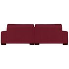 Sofá 3 Lugares Bipartido Sala De Estar Milano 240cm Couro Ver