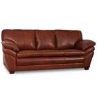 Sofá 3 Lugares Bradley Couro Marrom