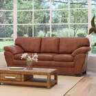 Sofá 3 Lugares Bradley Couro Marrom