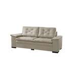 Sofá 3 Lugares Cairo Malha Bege