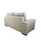 Sofá 3 Lugares Cairo Malha Bege