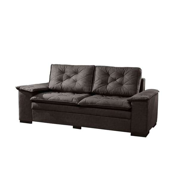 Sofá 3 Lugares Cairo Malha Marrom