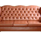 Sofá 3 Lugares Capitonê Vintage Imperador Chesterfield Carame