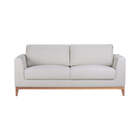 Sofá 3 Lugares Chanfrê 1,80 - Linho - Meu Móvel De Madeira