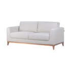 Sofá 3 Lugares Chanfrê 1,80 - Linho - Meu Móvel De Madeira