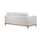 Sofá 3 Lugares Chanfrê 2,10 - Bege - Meu Móvel De Madeira