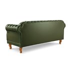 Sofá 3 Lugares Chesterfield Clássico Duque Verde