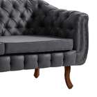 Sofá 3 Lugares Chesterfield Courissimo Chumbo