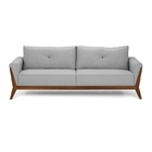 Sofá 3 Lugares Cinza 2,10m Afrodite Plus