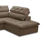 Sofá 3 Lugares Com Chaise 243cm Direito Arezzo Ferguile