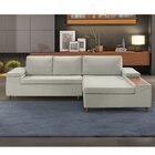 Sofá 3 Lugares Com Chaise Clássico