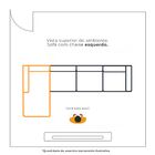 Sofá 3 Lugares Com Chaise Clássico