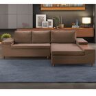 Sofá 3 Lugares Com Chaise Clássico