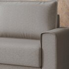 Sofá 3 Lugares Com Chaise E Pé Metálico Amazon Bege