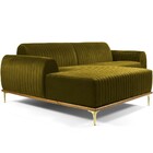 Sofá 3 Lugares Com Chaise Esquerdo Para Sala Molino 245 Cm D0