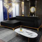 Sofá 3 Lugares Com Chaise Esquerdo Sala Estar Molino 230cm D0