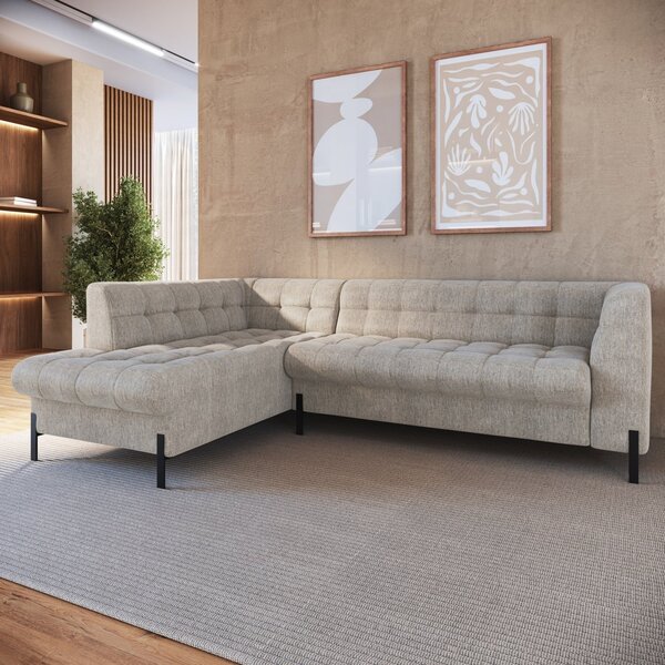 Sofá 3 Lugares Com Chaise Terminal Cod. 1997 Zênite Yescasa B