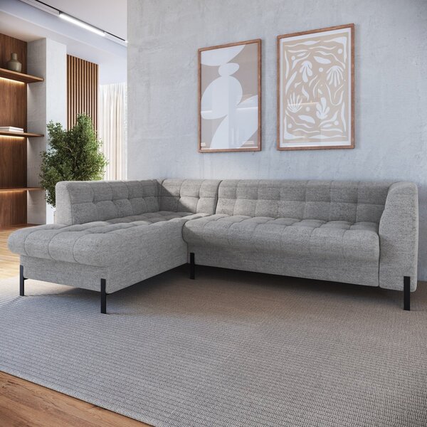 Sofá 3 Lugares Com Chaise Terminal Cod. 1998 Zênite Yescasa C