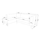 Sofá 3 Lugares Com Chaise Terminal Cod. 2883 Zênite Yescasa A