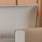 Sofá 3 Lugares Com Pés Metálicos 180cm Paradiso Bege