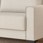 Sofá 3 Lugares Com Pés Metálicos 180cm Paradiso Branco