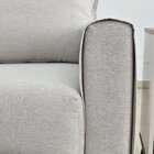 Sofá 3 Lugares Com Pés Metálicos 180cm Paradiso Cinza