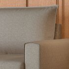 Sofá 3 Lugares Com Pés Metálicos 200cm Paradiso Bege