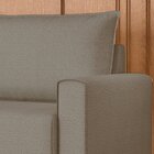 Sofá 3 Lugares Com Pés Metálicos 220cm Paradiso Bege Escuro