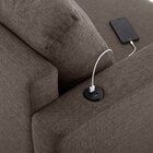 Sofá 3 Lugares Com Usb Em Linho Antúrio Cabecasa Madeiraorigi