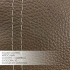 Sofá 3 Lugares Concepción Reclinável Elétrico Couro Caramelo