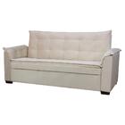 Sofá 3 Lugares Confortável 2 Metros Havana Bellamado Cor:bege