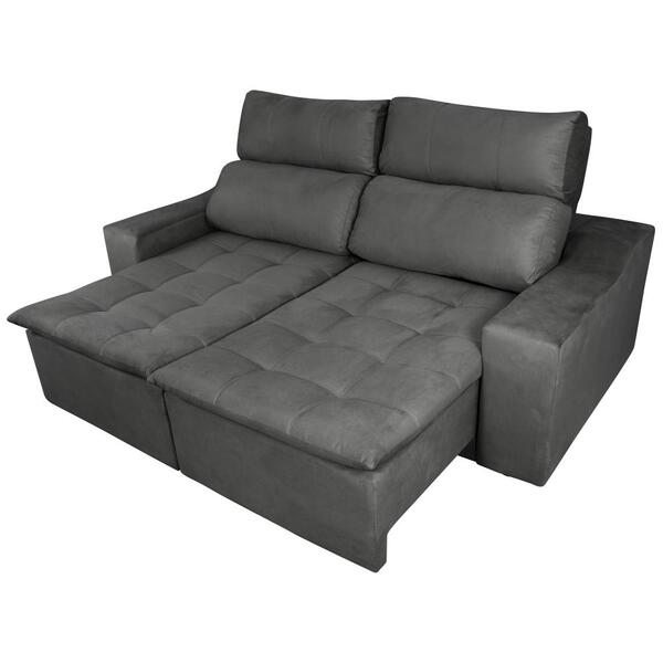 Sofá 3 Lugares Connect Plus 2,10m Retrátil E Reclinável Velud