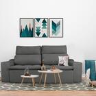 Sofá 3 Lugares Connect Plus 2,10m Retrátil E Reclinável Velud