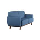 Sofá 3 Lugares Cravina Linho Azul