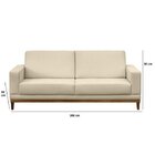 Sofá 3 Lugares Cronus  Marfim