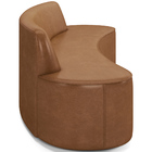 Sofá 3 Lugares Curvo Sala De Estar Living Cancún D02 Couríssi