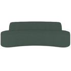 Sofá 3 Lugares Curvo Sala De Estar Living Cancún D02 Linho Ve