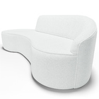 Sofá 3 Lugares Curvo Sala De Estar Living Firenze Direito D02