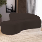 Sofá 3 Lugares Curvo Sala De Estar Living Firenze Direito D02