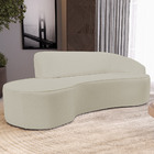 Sofá 3 Lugares Curvo Sala De Estar Living Firenze Direito D02