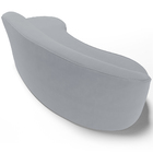 Sofá 3 Lugares Curvo Sala De Estar Living Firenze Direito D02